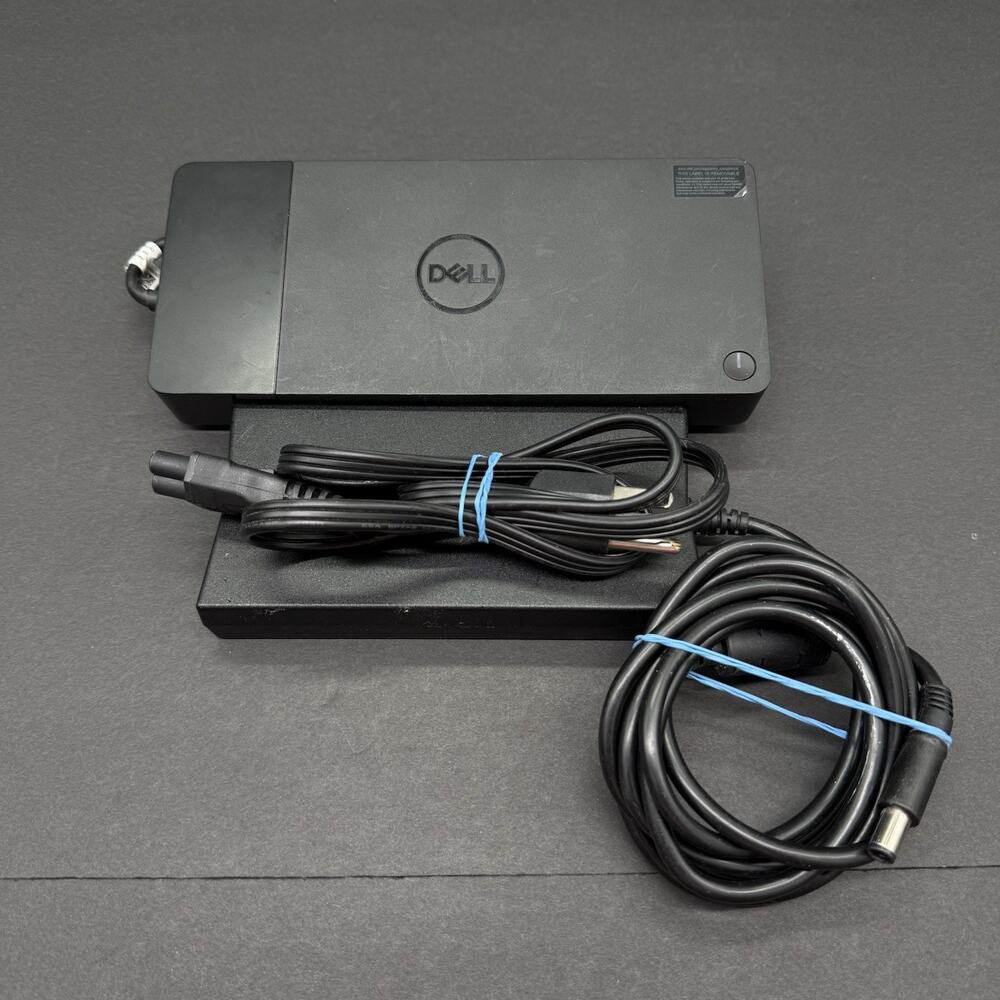 Dell WD19S USB-C Docking Station K20A/K20A001 w/ 130W Ac Power Adapter Tested
